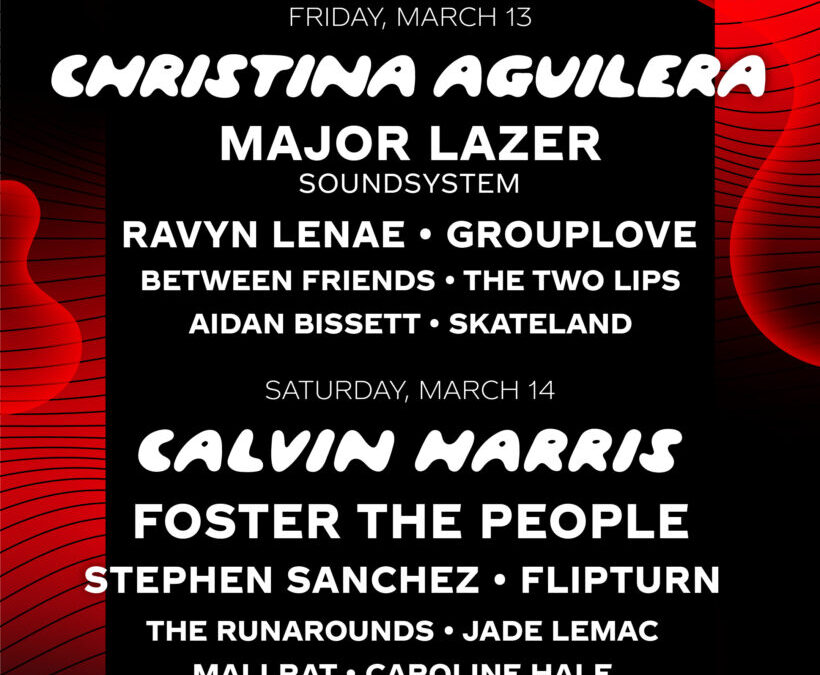 Christina Aguilera, Calvin Harris to Headline Sips & Sounds Music Festival in Austin